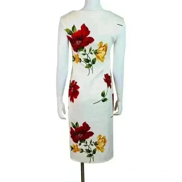 Unbranded Vintage Red Yellow Dress - Picture 5 of 8